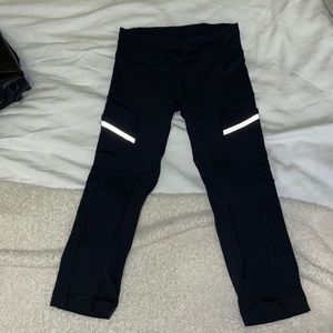 Lululemon cropped running leggings